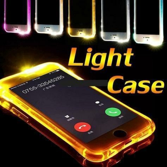 Green Iphone Light up Case, 7+, 8+ - Picture 3 of 5
